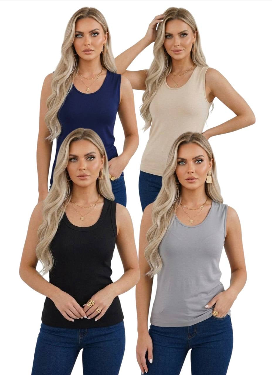 U Yaka Kolsuz Body - 4'lü Set
