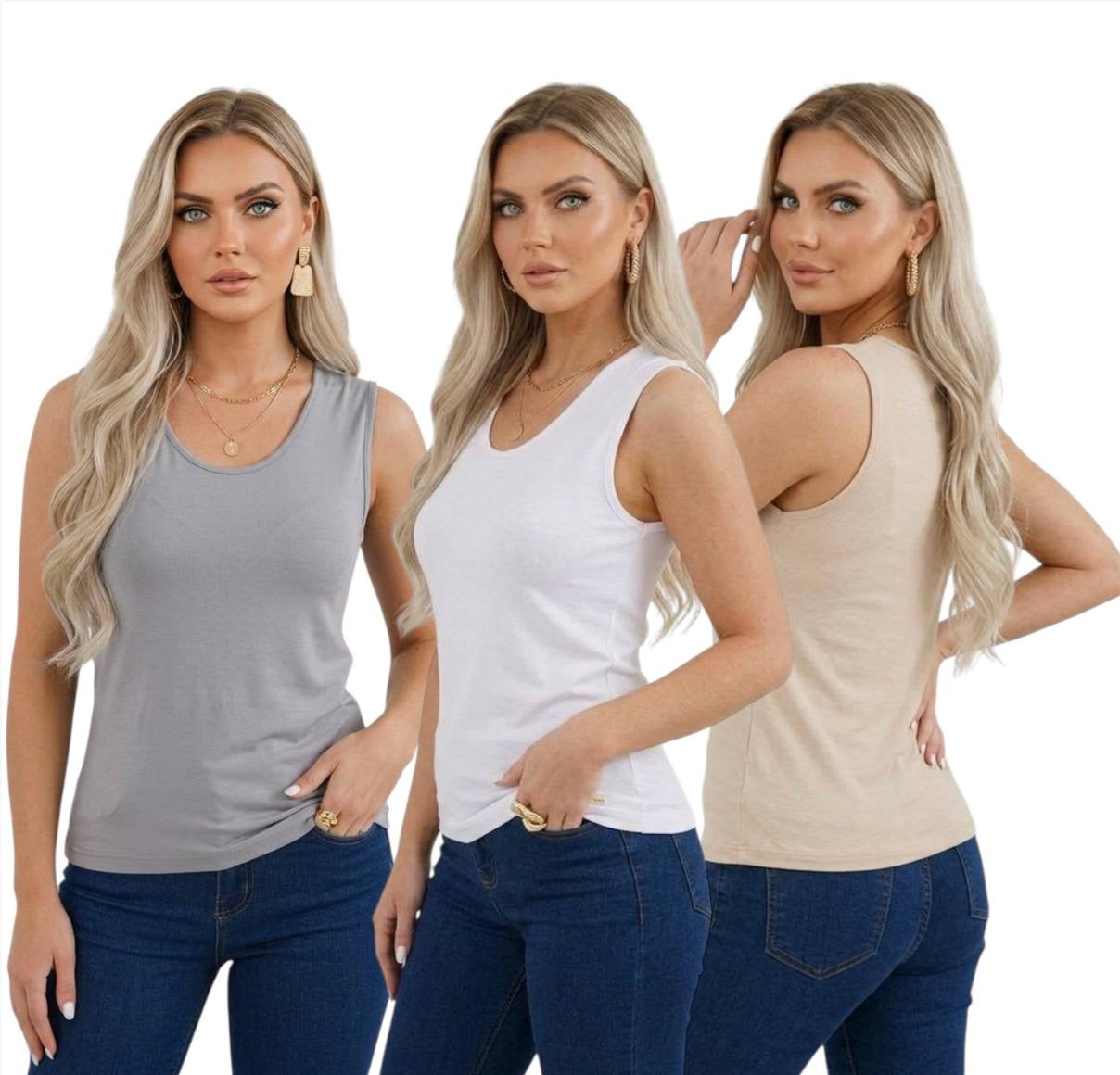 U Yaka Kolsuz Body - 3'lü Set