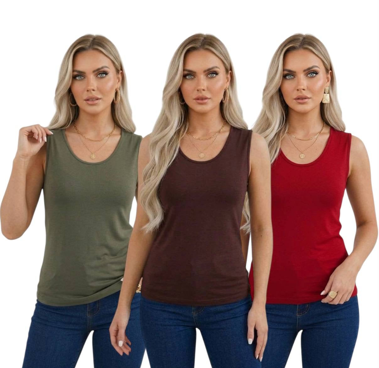 U Yaka Kolsuz Body - 3'lü Set