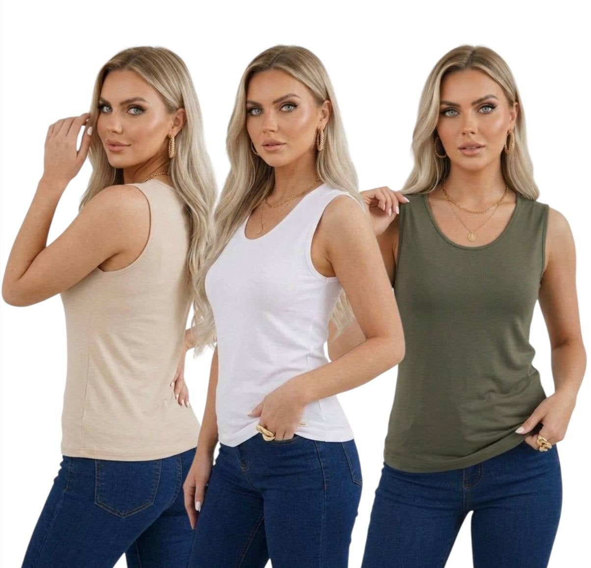 U Yaka Kolsuz Body - 3'lü Set