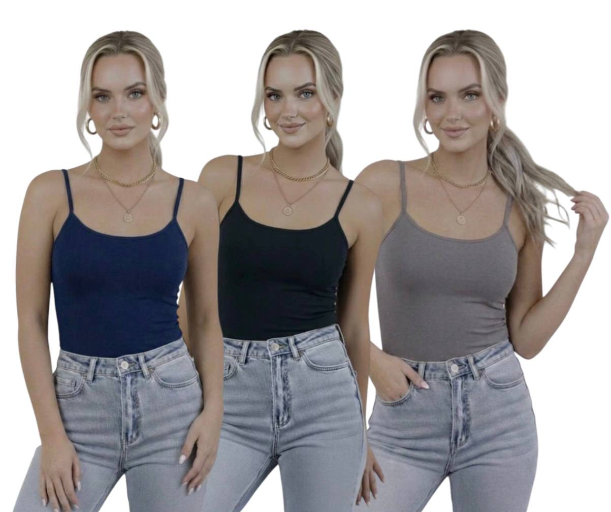 Askılı Body / Atlet Body - 3'lü Set