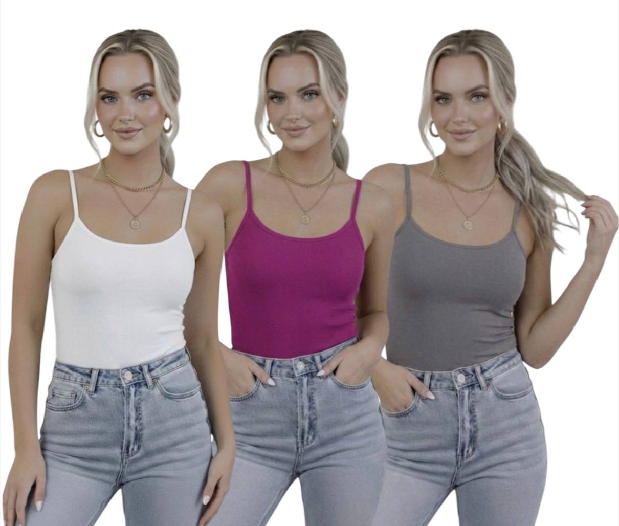 Askılı Body / Atlet Body - 3'lü Set