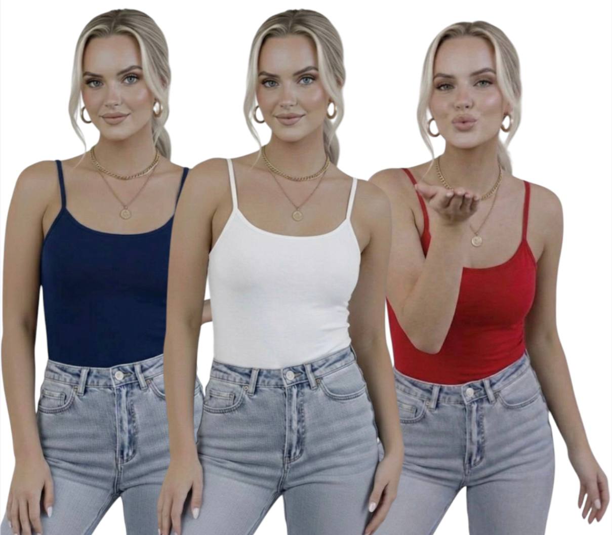 Askılı Body / Atlet Body - 3'lü Set