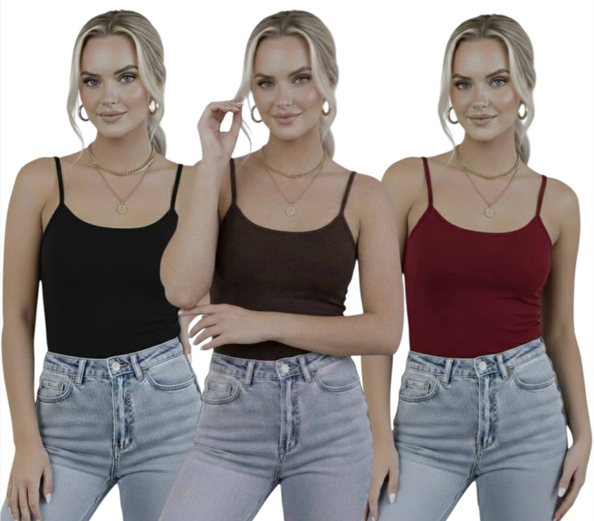 Askılı Body / Atlet Body - 3'lü Set