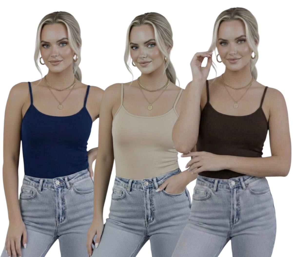 Askılı Body / Atlet Body - 3'lü Set