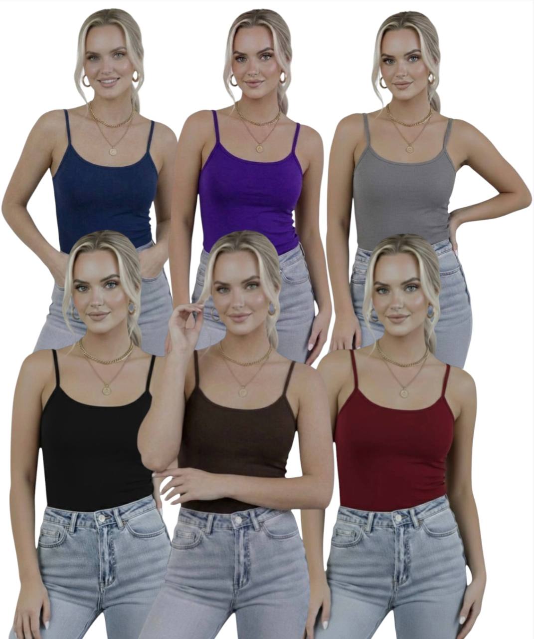 Askılı Body / Atlet Body - 6'lı Set