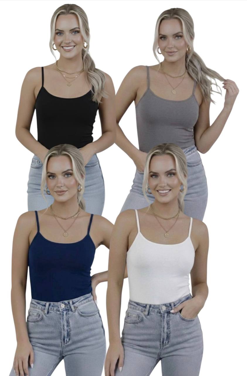 Askılı Body / Atlet Body - 4'lü Set