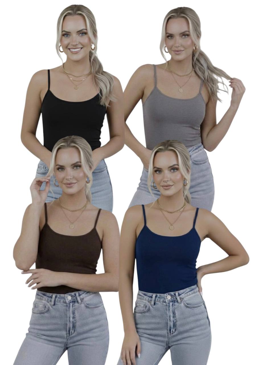 Askılı Body / Atlet Body - 4'lü Set