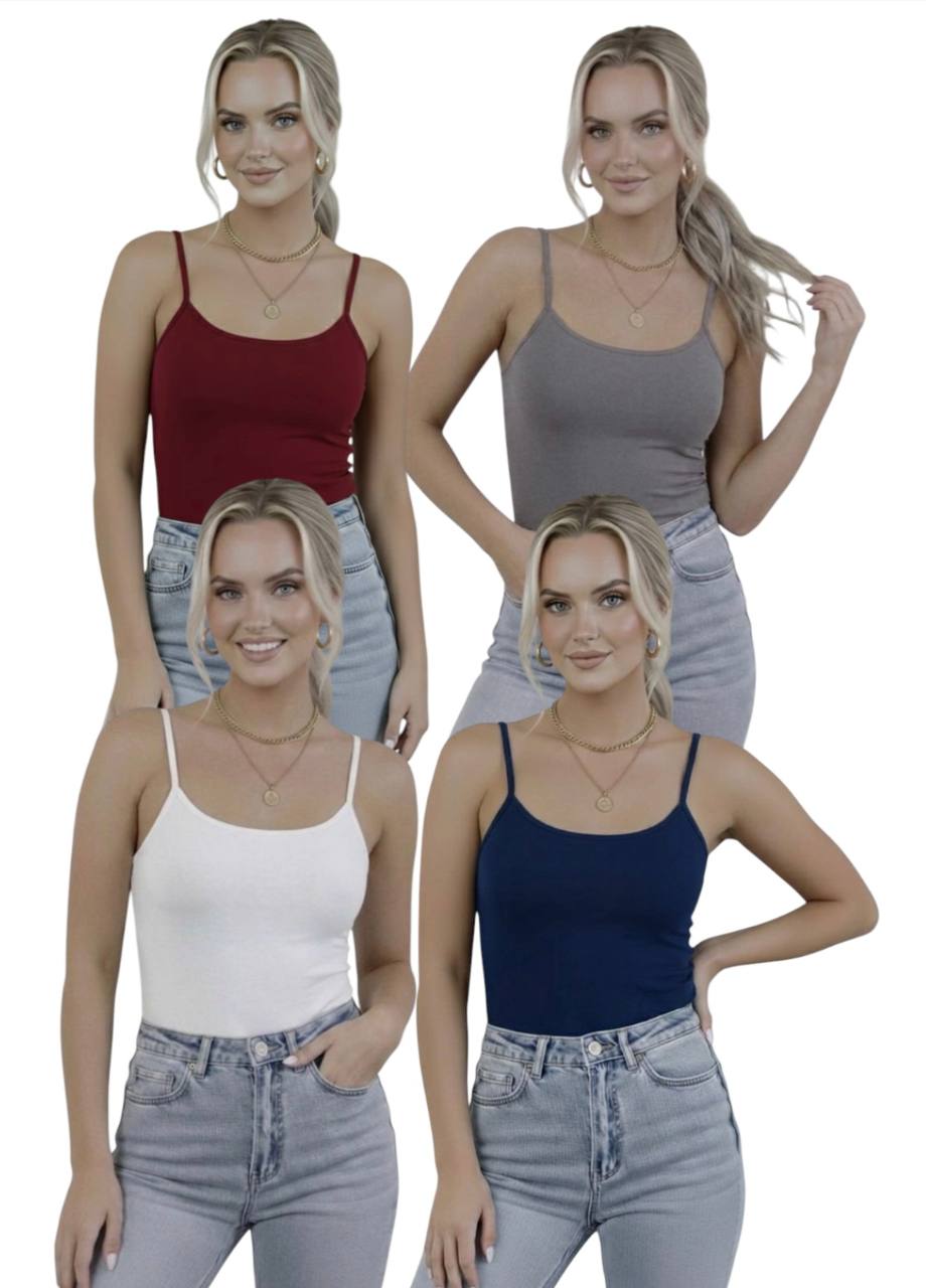 Askılı Body / Atlet Body - 4'lü Set