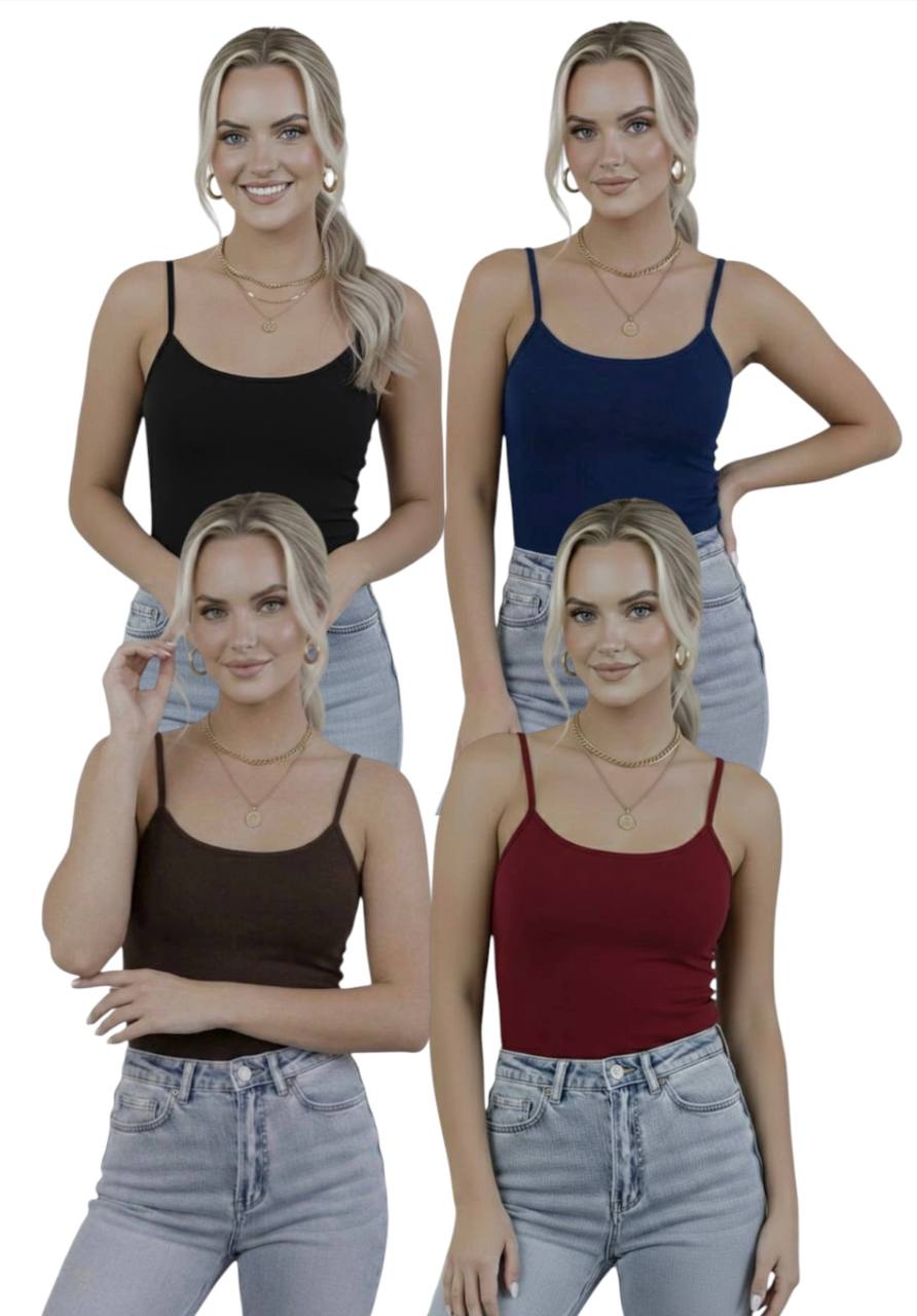 Askılı Body / Atlet Body - 4'lü Set