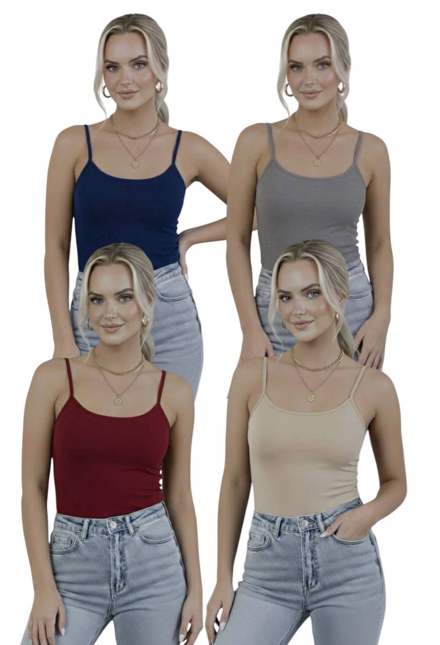 Askılı Body / Atlet Body - 4'lü Set