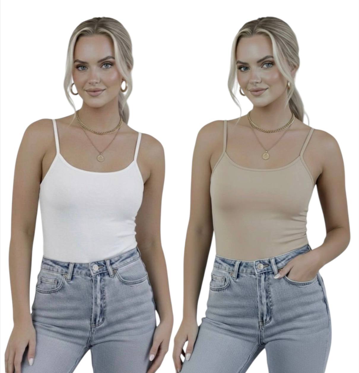 Askılı Body / Atlet Body - 2'li Set