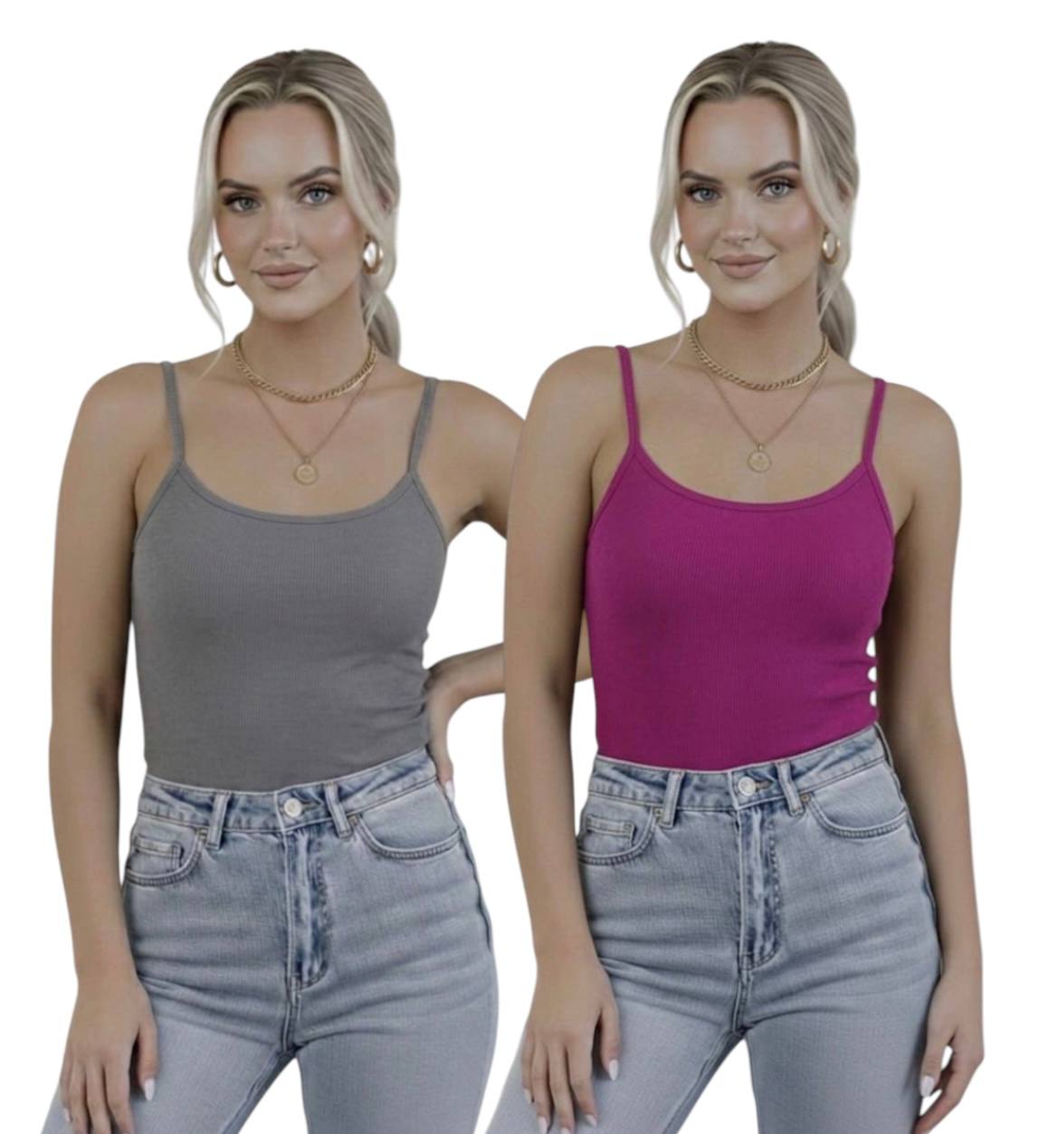 Askılı Body / Atlet Body - 2'li Set